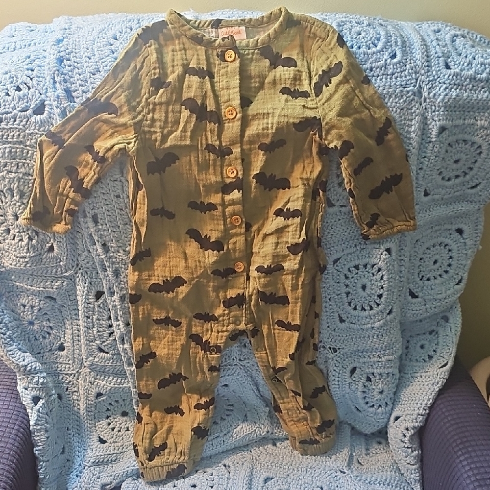 Cat And Jack Bat Romper Size 12 Months